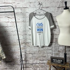 NWT ESPN Disney Parks Sports Women's Shirt Top Graphic Tee - Size XL